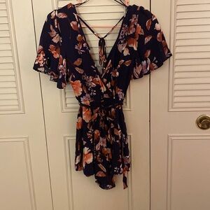 Floral romper from Francesca’s!